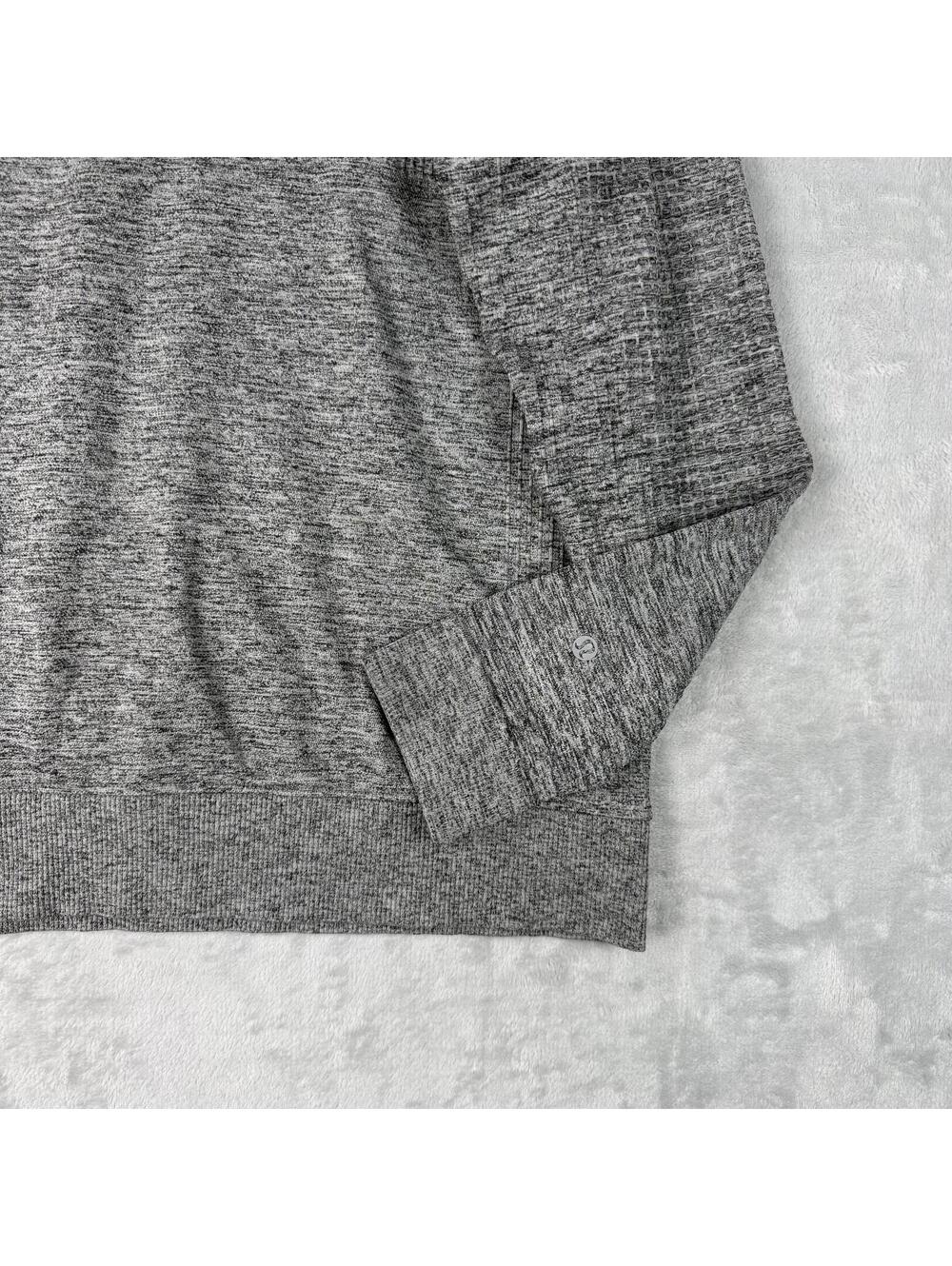 Lululemon Ease The Day Half Zip Sweatshirts Men's M Gray Pockets Preppy everyday - Picture 6 of 9